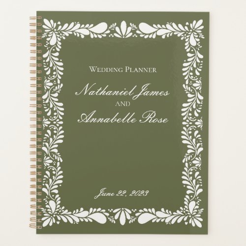 Green Talavera Tile Spanish Fiesta Floral Wedding