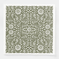 Green Talavera Tile Spanish Style Fiesta