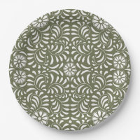 Green Talavera Tile Spanish Style Fiesta