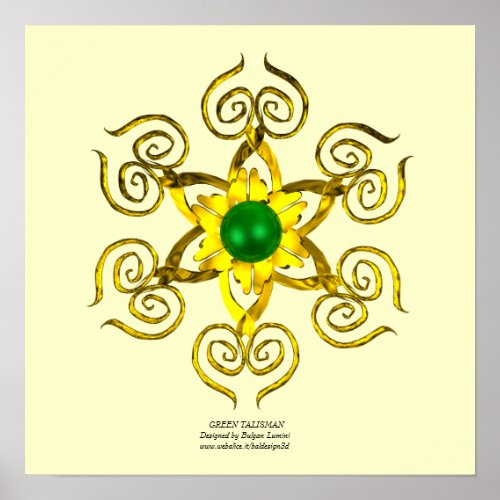 GREEN TALISMAN POSTER