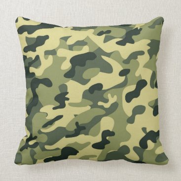 Green tan Camo Pillow Green tan Camo Pillow