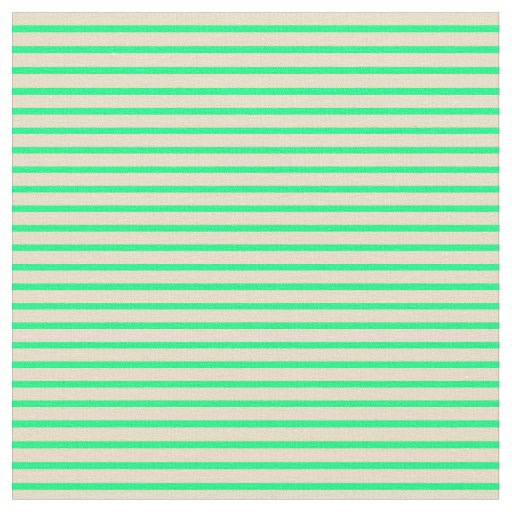 Green & Tan Colored Pattern Fabric