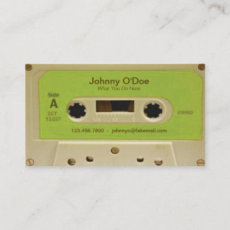 Green Tape Business Card