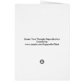 Green Tara Buddhist Deity Cards (Back)