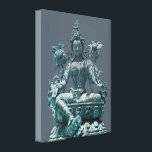 Green Tara Canvas Print<br><div class="desc">Also check out the b&w and sepia versions.
More items with this design:
www.zazzle.com/aura2000/green tara</div>