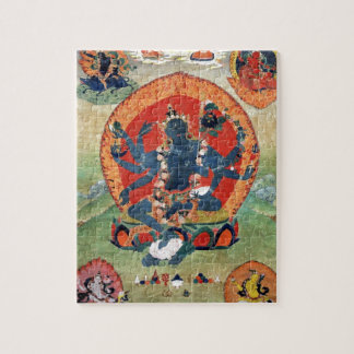 Green Tara Goddess Jigsaw Puzzle