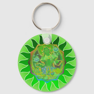 Green Tara Keychain