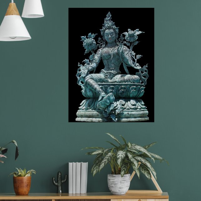 Green Tara Poster (Living Room 1)