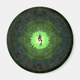Green Tara - Protection from dangers and suffering Magnet