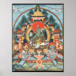 Green Tara Tibetan Thangka Poster at Zazzle