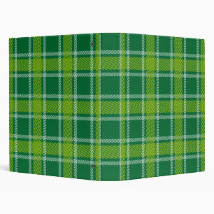 Green Tartan Binder