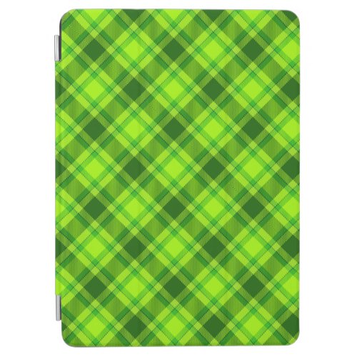 Green Tartan Checkered Plaid Pattern iPad Air Cover