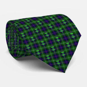 Green Tartan Neck Tie