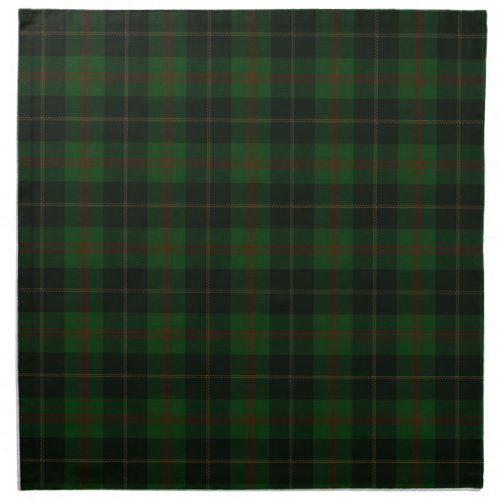 Green Tartan Plaid Scottish Pattern Cloth Napkin