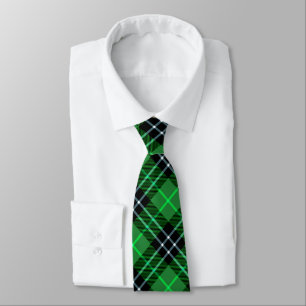 Green Tartan Scottish Plaid Neck Tie