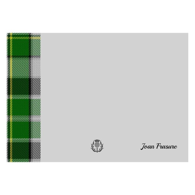 Green Tartan & Scottish Thistle Notes (Creator Uploaded)