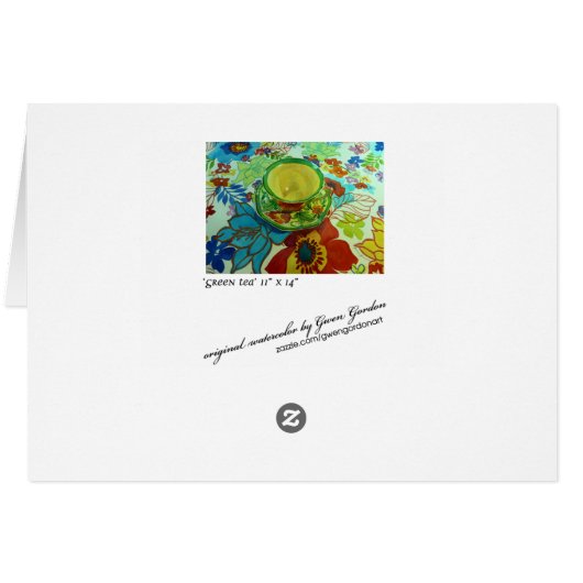 "Green Tea" (Back Horizontal)