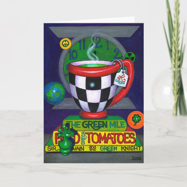 GREEN TEA CARD (Front)