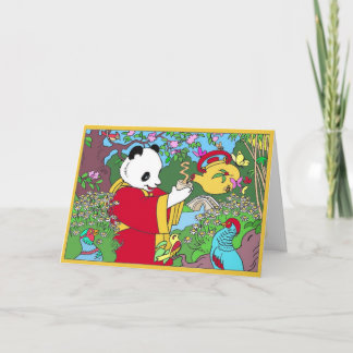 Green Tea Greeting Card