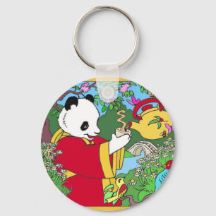 Green Tea Keychain