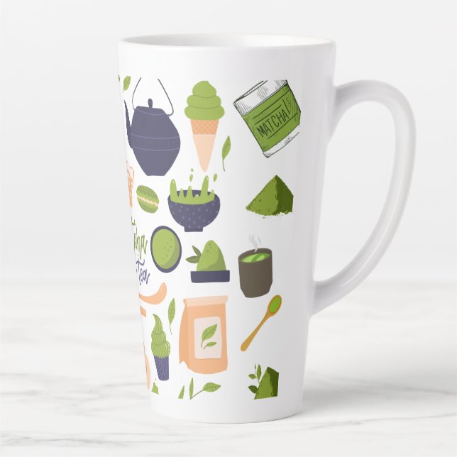 Green Tea Latte Mug (Right)