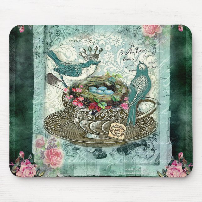 Green Tea Mouse Pad (Front)