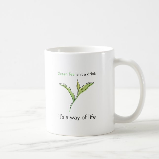Green Tea Mug (Right)