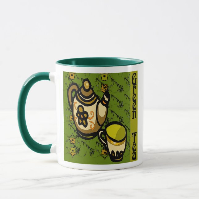 Green Tea Mug (Left)