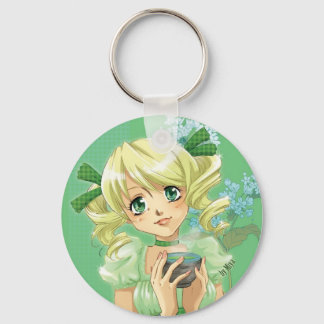 green tea porte clé keychain