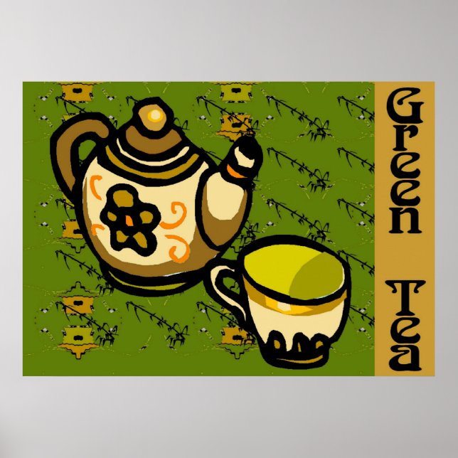 Green Tea Poster (Front)