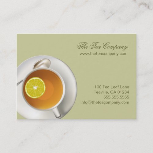 Green Tea Shoppe Business and Punch Cards