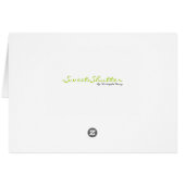 Green Tea Tofu Cards (Back Horizontal)