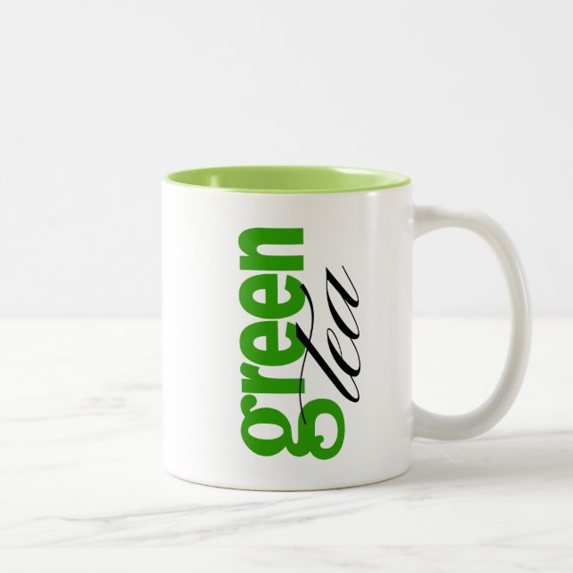Green Tea Two-Tone Coffee Mug (Right)