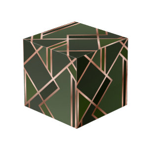 green,teal,gold,gold,geometric,pattern,modern,e cube
