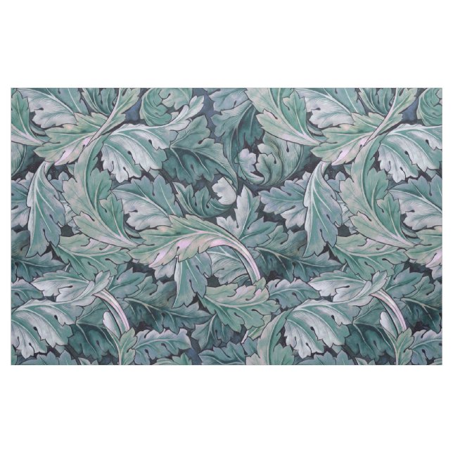 Green & Teal Morris Leaves Fabric (Fat Quarter)