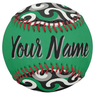 Green Team (personalize) Softball