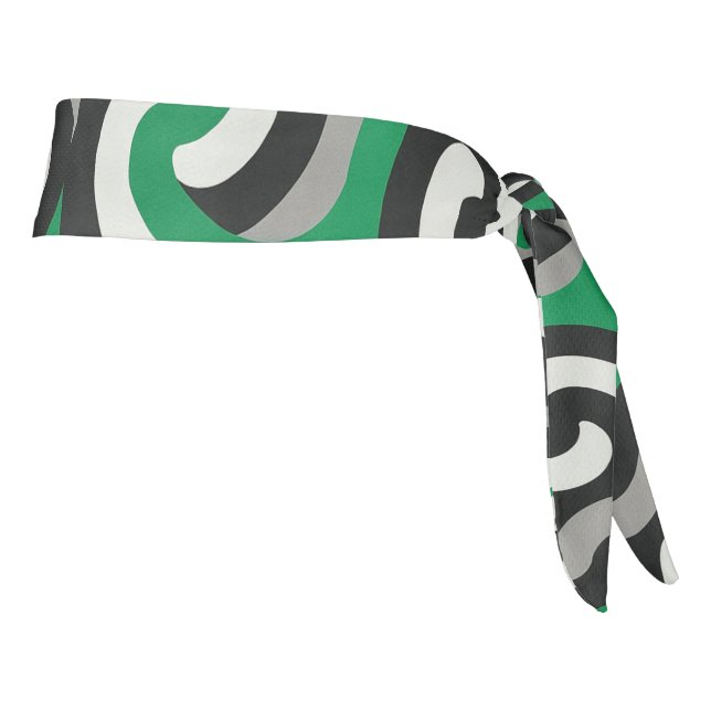 Green Team Tie Headband (Rotate 90)