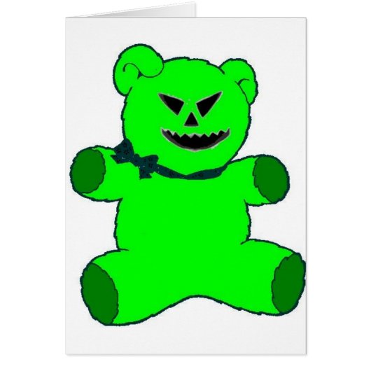 Green Teddy Cards (Front)