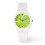 Green Tennis Ball Sporty Watch at Zazzle
