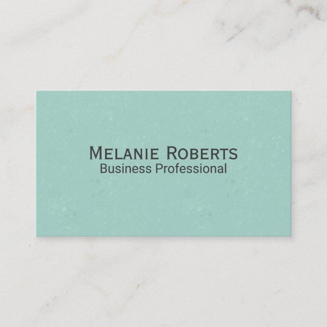 Green Texture Background Business Card (Front)
