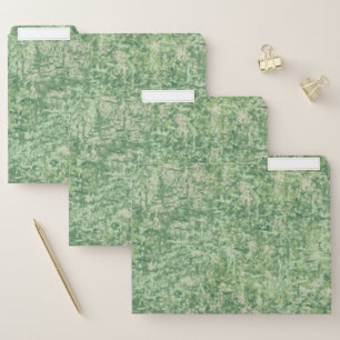Green Textured Background by Shirley Taylor File Folder