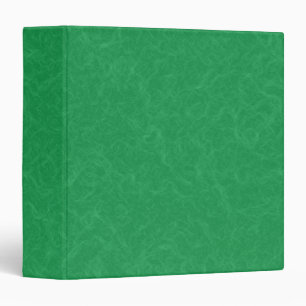 Green textured surface with swirling pattern 3 ring binder