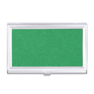 Green textured surface with  swirling pattern business card case