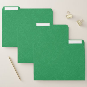 Green textured surface with swirling pattern file folder