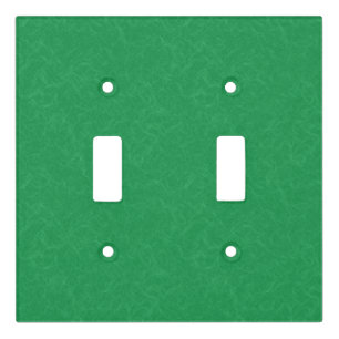 Green textured surface with  swirling pattern light switch cover