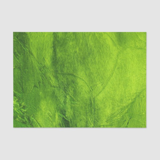 Green Textured Tissue Paper (Front)