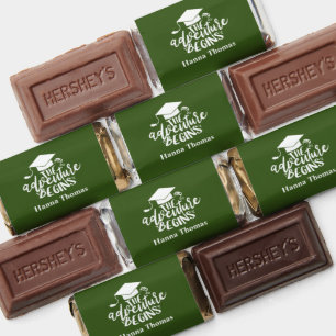 Green The Adventure Begins Graduation Hershey's Miniatures