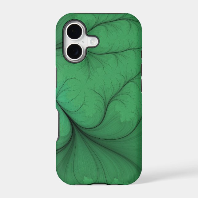 Green Theads Iphone Case (Back)