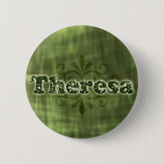 Green Theresa Button