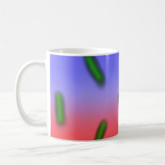 Green thermo bacteria coffee mug